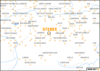 map of Steben