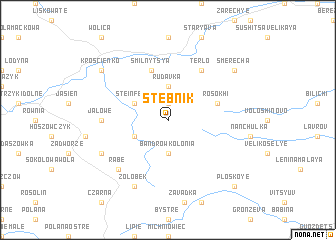 map of Stebnik