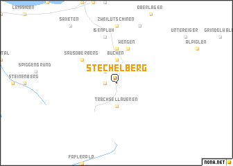 map of Stechelberg