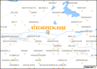 map of Stecherschleuse