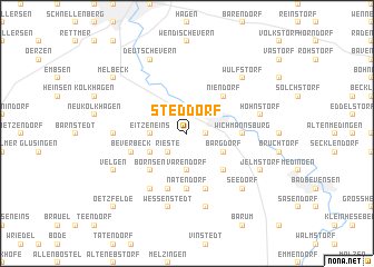 map of Steddorf
