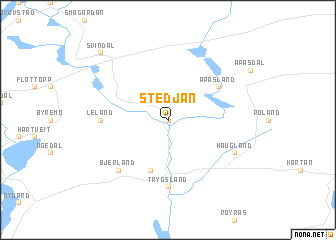 map of Stedjan