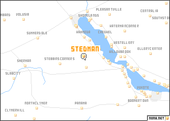 map of Stedman