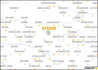 map of Stedum