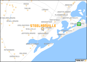 map of Steelmanville