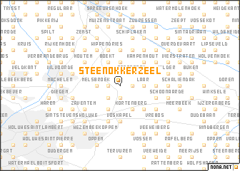 map of Steenokkerzeel