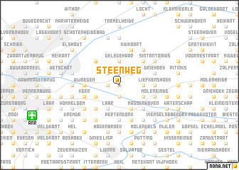 map of Steenweg