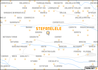 map of Ştefănelele