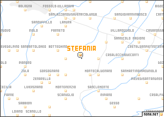 map of Stefania