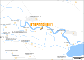 map of Stefanovskiy