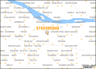 map of Stegna Nowa