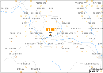 map of Şteia