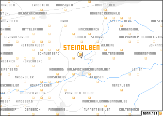 map of Steinalben