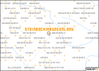 map of Steinbach im Burgenland
