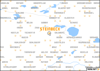 map of Steinbeck