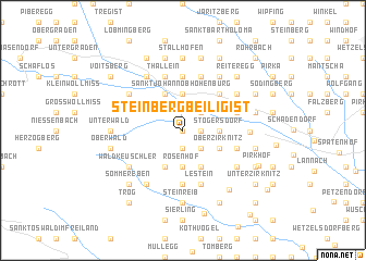 map of Steinberg bei Ligist