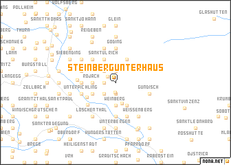 map of Steinberg Unterhaus