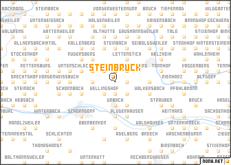 map of Steinbruck