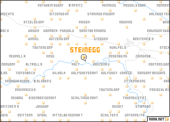 map of Steinegg
