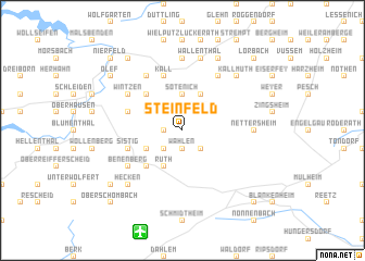 map of Steinfeld