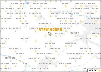 map of Steinhagen