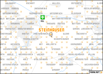 map of Steinhausen