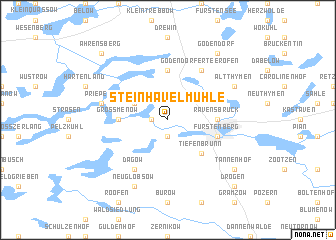 map of Steinhavelmühle