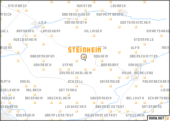 map of Steinheim