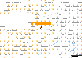 map of Steinhöring