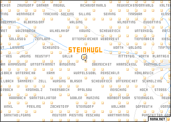 map of Steinhügl