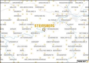 map of Steinsberg