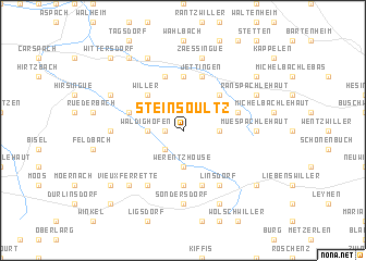 map of Steinsoultz