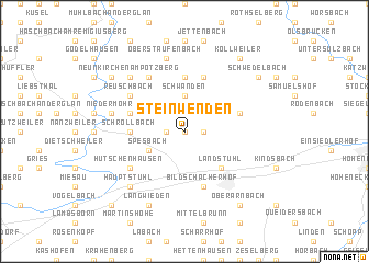 map of Steinwenden