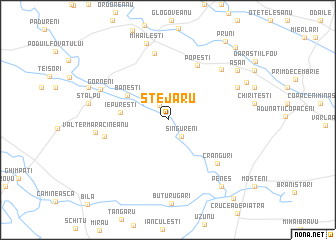 map of Stejaru