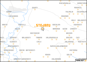 map of Stejaru