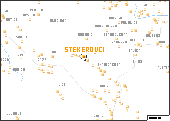 map of Stekerovci