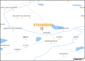 map of Stekhnovo