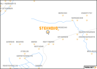 map of Stëkhovo