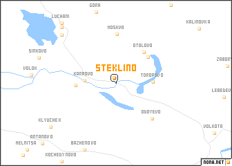 map of Steklino