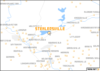 map of Stemlersville