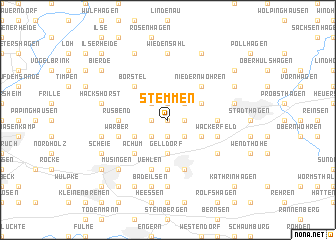 map of Stemmen