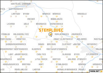 map of Stemplovec