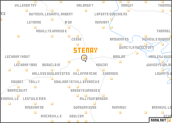 map of Stenay