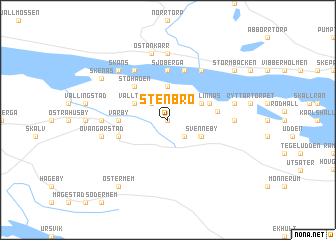 map of Stenbro