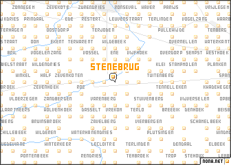 map of Stene Brug