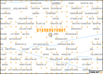 map of Stenenstraat