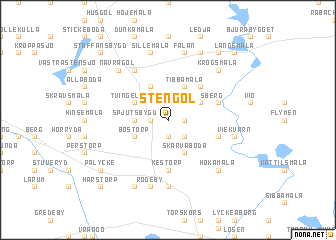 map of Stengöl