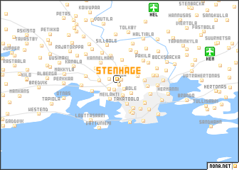 map of Stenhage