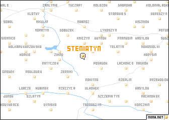 map of Steniatyn
