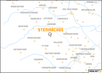 map of Stenímachos